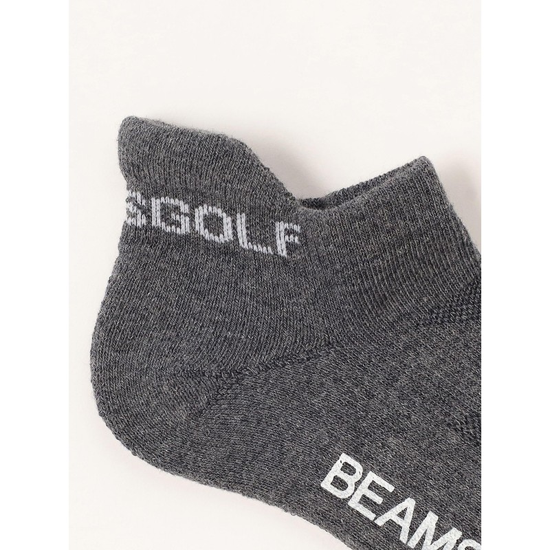 Beams Golf Socks Logo Ankle Socks GREY, gray