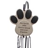 Wind Chime with Stake Pet Memorial Tribute with Plaque Marker