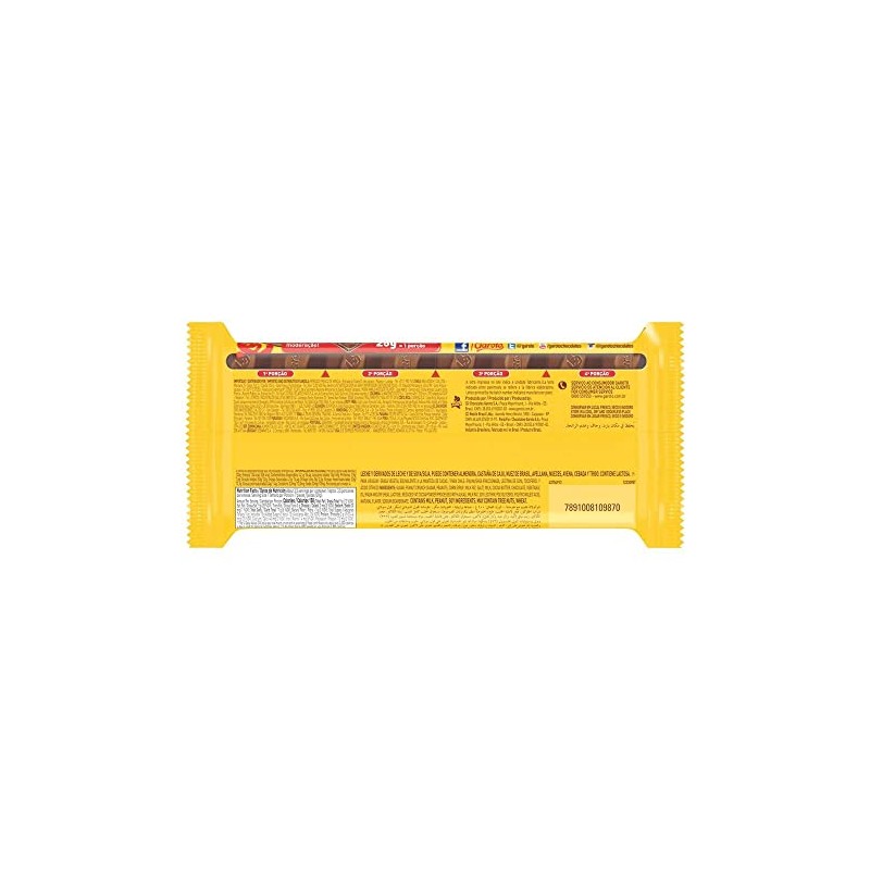 GAROTO Chocolate Tabletes (Crocante, 2 Pack)