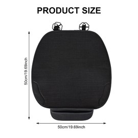 Marjoramy Universal Car Seat Cushion 52x51 cm – Non-Slip Front Seat Cover, Soft & Breathable Car Seat Protector, Modern Minimalist Style, Comfortable Auto Seat Cushion for Cars Accessories