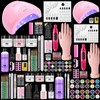 Nail Kit for Beginners with Everything: Practice Nail Hand Acrylic
