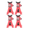 4PCS Mini Jack Stand Adjustable Aluminum Alloy Scale Jack Stand