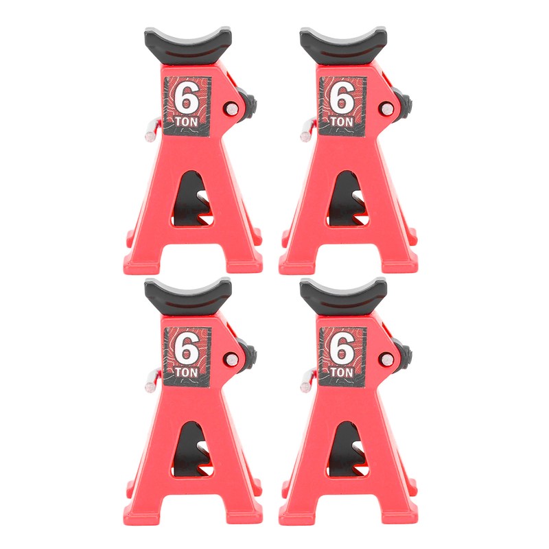4PCS Mini Jack Stand Adjustable Aluminum Alloy Scale Jack Stand