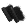 KICHOUSE 2pcs Replacement Brush for Fireplace Cleaning Tools Efficient Ash