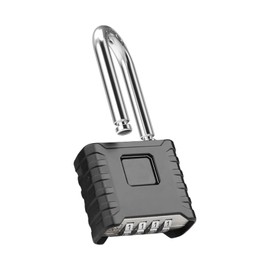 Heavy Duty Combination Padlocks Outdoor, Weatherproof 53mm Large 4 Digit Code Padlock, with 8mm Thick Long Shackle Alloy Steel Shackle Padlock for School, Gym, Gate, Shed, Garage, Warehouse