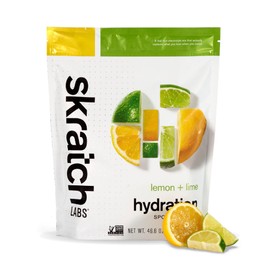 Skratch Labs Hydration Powder | Sport Drink Mix | Electrolytes Powder for Exercise, Endurance, and Performance | Lemon + Lime | 60 Servings | Non-GMO, Vegan, Kosher