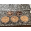 Golden State Mint Lot (5) 1oz .999 Copper Rounds 2nd