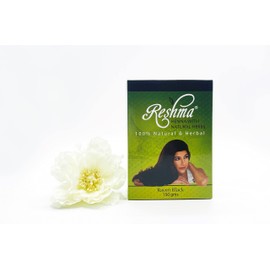 Reshma Beauty Classic Henna Hair Color | 100% Natural, For Soft Shiny Hair | Henna Hair Color, Gray Coverage| Ayurveda Hair Products (Raven Black, Pack Of 12)