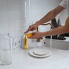 BGL Round Gold Standing Soap Dispenser, Shampoo Dispenser for Bathroom,