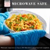 Aluminium Foil Oval Baking Tray with Paper Lid [200Pcs] Silver