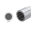 HARFINGTON 27mm 12 Point Shallow Socket 3/4" Drive Standard Metric