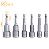 Yakamoz 6Pcs Magnetic Nut Driver Set - 1/4’’ Hex Shank