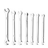 Larcele 7 Pcs Mini Double Open End Wrench Metric 3mm-5.5mm