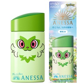 ANESSA Perfect UV Skin Care Milk, NA, Pokemon Collaboration Limited Packaging, Fruity Floral Scent, 2.1 fl oz (60 ml)