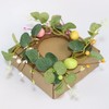 2 Pcs Easter Egg Candle Rings Wreaths Spring Egg and