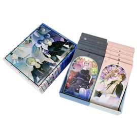 2 in 1 Luna's Dark Angel and Light Angel Tarot Deck - 156 Cards Set, 12 x 7cm, 4.75" x 2.75", Rigid Box Packaging