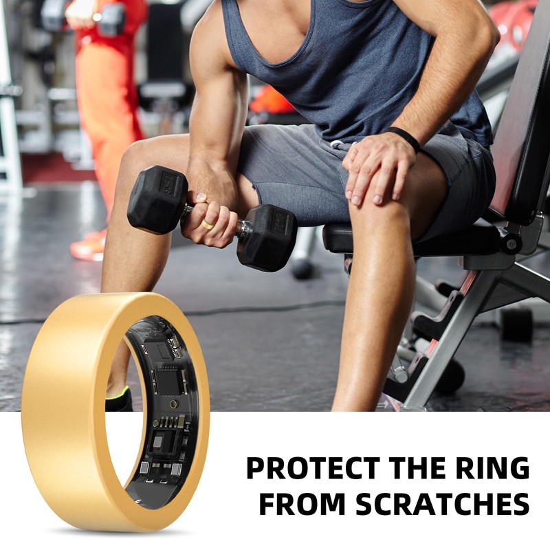 Compatible with UltraHuman Ring AIR Cover - Elastic Silicone Ring