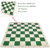 OUMODA 4" King Tournament Chess Set Foldable 20" Silicone Chess