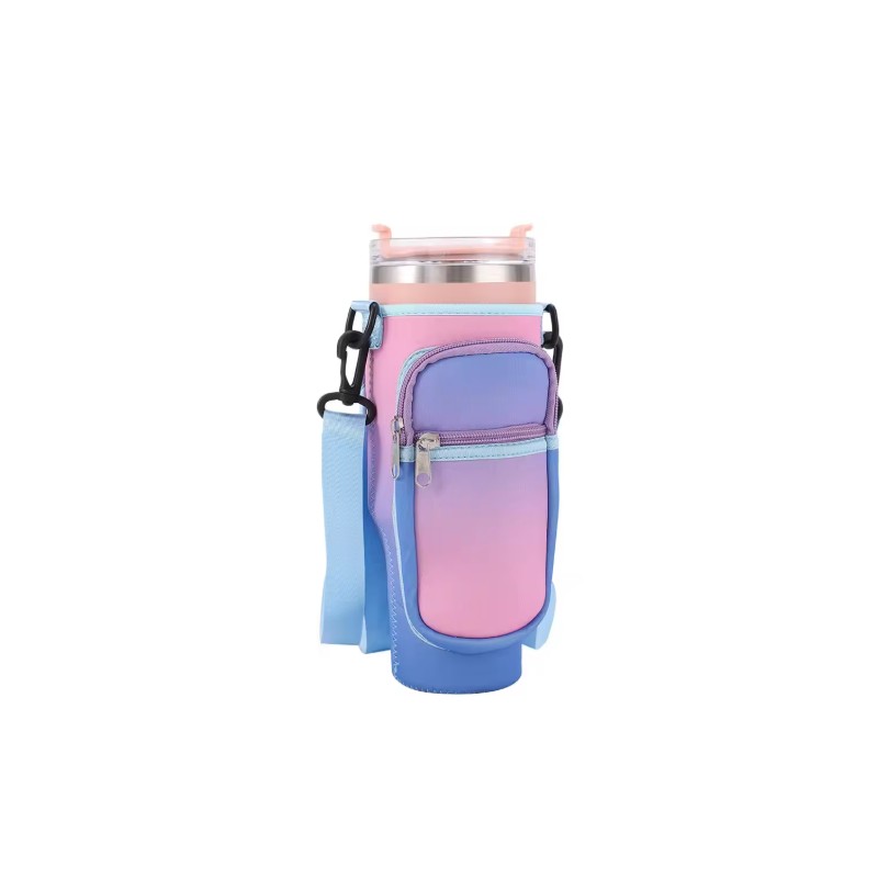40 oz Tumbler Carrier for Hands-Free Travel – Neoprene Crossbody