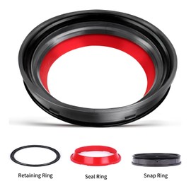 ACCTDLF Dust Bin Top Fixed Sealing Ring Compatible with Dyson V10 SV12 Vacuum Cleaner Canister Replacement Parts with T8 Screwdriver,Dirt Cup Replacement Parts Repair Accessories
