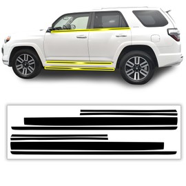 BOGAR TECH DESIGNS Side Chrome Delete Fits Toyota 4Runner Limited 2014-2024, Gloss Black