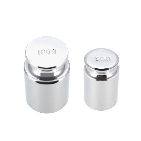 uxcell Gram Calibration Weight Set for Digital Balance Scale, Chrome