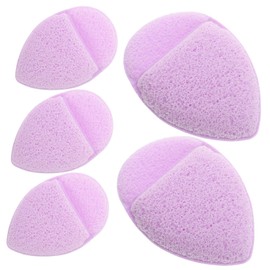 Mikinona 5pcs Deep Pore Cleansing Face Mitts Reusable Exfoliating Pads Gentle Facial Scrubber Gloves for Travel