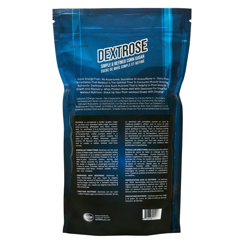 Dextrose Corn Sugar - 1 KG | 2.2 LBS (1)