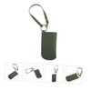 Ipetboom 1pc Portable Sprayer Bottle Holder Olive Green Pu Key