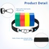 4 Black Electrical Tape Holders - Thong with Snap Hooks,