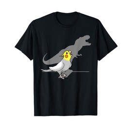 Cute Screaming Parrot Funny T-Rex Cockatiel T-Shirt