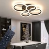 Shine LUEST 34W Modern LED Ceiling Light, 3000K-6000K Dimmable Ceiling