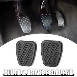 A ABSOPRO Anti-Slip Clutch Brake Pedal Cover for Acura NSX Black Pack of 2