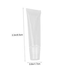 Baluue 80pcs Portable Squeeze Bottles Transparent Cosmetic Dispensers for Travel Makeup Subpackaging Refillable and Leakproof Storage Containers for Liquids and Creams