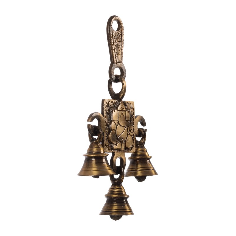 eCraftIndia Lord Ganesha - Campanas Colgantes de latón