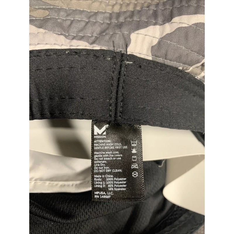 Mission Lot of 10: Mission Bucket Hat Matrix Camo Silver