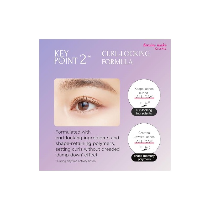 Heroine Make Volume and Curl Mascara Advanced Film 01 Super