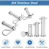 Sandphyrre Cotter Pins Assortment Kit, 304 Stainless Steel 12 Sizes