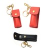 COLLBATH 2pcs Leather Case for Lipstick Lip Balm Holder Pouch