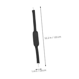 TEHAUX 2pcs Replacement Shoulder Strap for Travel Luggage Padded Bag Strap with Cushion Hooks and Stylish for Briefcases and Messenger Bags