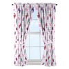 Nickelodeon JoJo Siwa Sweet Life Pink/White Curtain Set (2 Panels,
