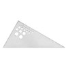Alumicolor Aluminum 14 Inch Calibrated Drafting Triangle, 30/60/90 Degree