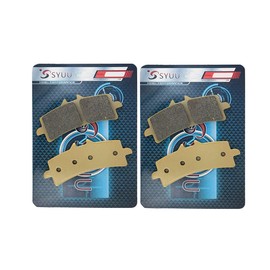 SYUU - Pastillas de freno delanteras y traseras para Suzuki GSXS1000 GSXS 1000 GSX-S 1000 L6 L7 L8 2016 2017 2018 FA447F FA174R