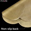 FAVE Luxury Gold Round Table Mats Set of 6 15