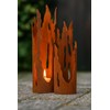Der-Porzellan-Laden Patina Lantern Streaks Made of Metal, Small, 30 x