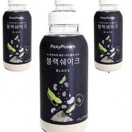 원픽 블랙 쉐이크 선식 가루 4개 One Pick Black Shake Meal Replacement Powder 4 Packs