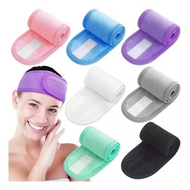 Universo en Linea Diadema Suave Con Velkro Lavable Para Spa Maquillaje 1pz