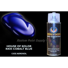 House of Kolor Cobalt Kandy KK05 12oz Aerosol Can Blue Candy Kosmic Kolor