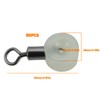 Briny River 50PCS Pulley Swivel 22x10mm Fishing Plastic Fork Hook