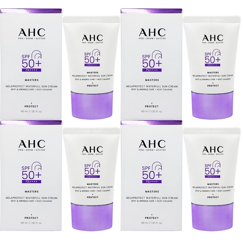 NEW AHC Masters Mela Protect Waterfull Sun Cream 40ml 4pcs